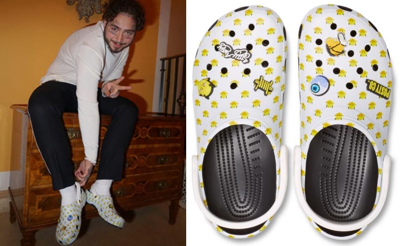 post malone collab with crocs