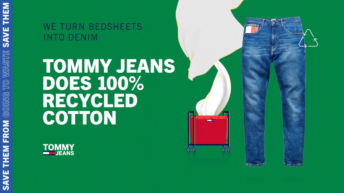Tommy lanza un nueva línea denim “100 por cien reciclado”